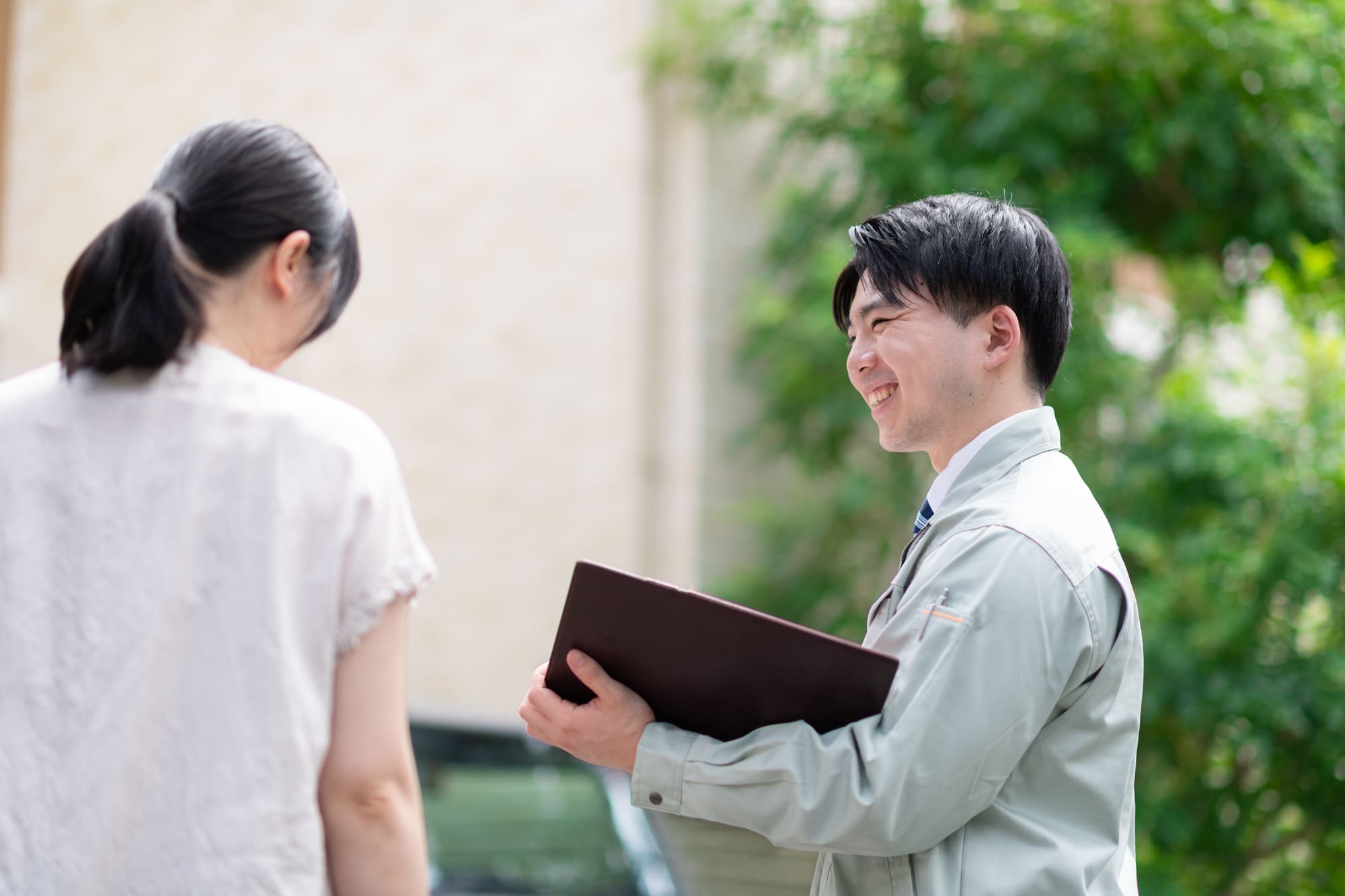 改善提案を伝える管理業者イメージ